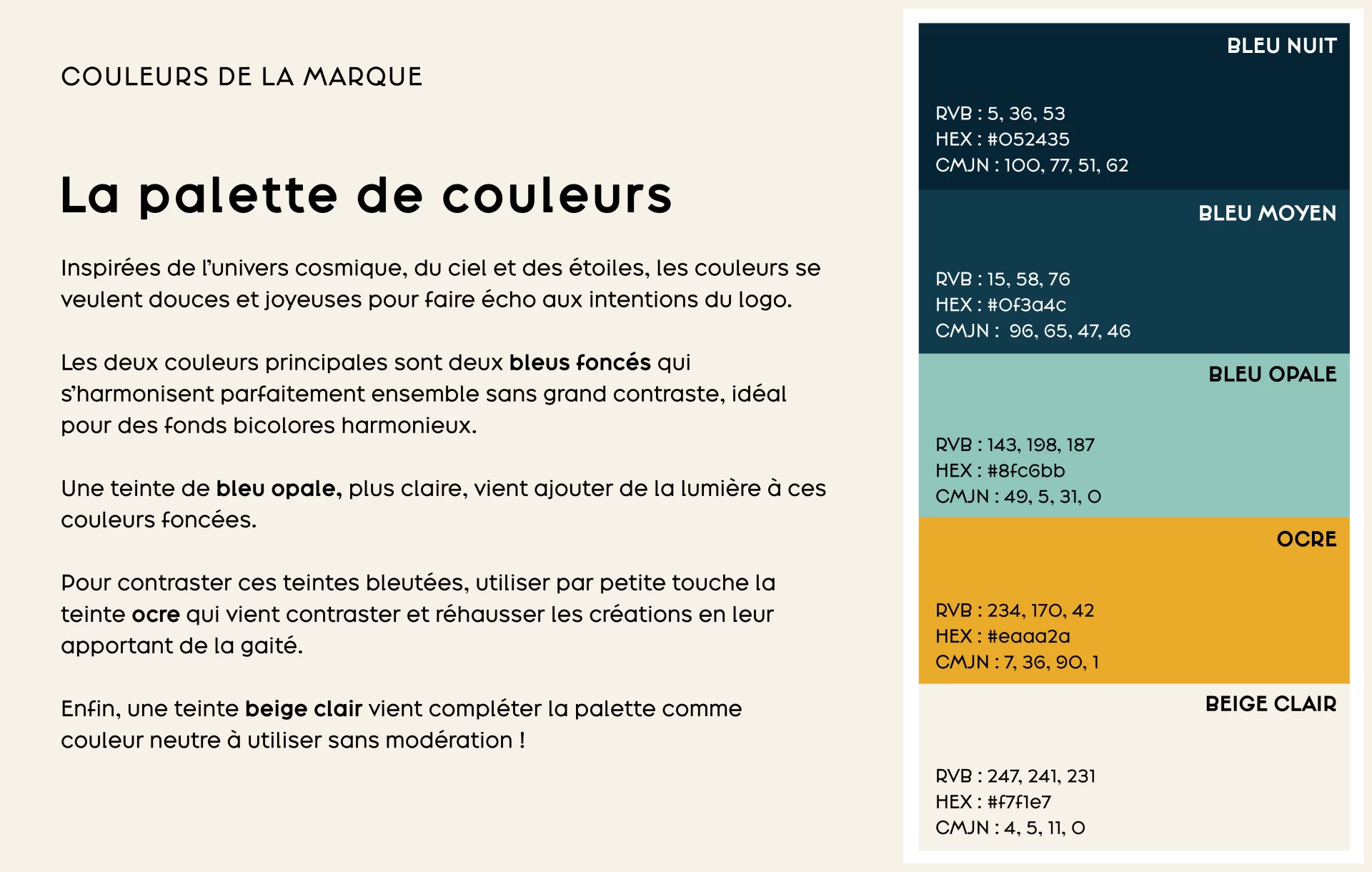 Charte Graphique 13 Palette Couleurs